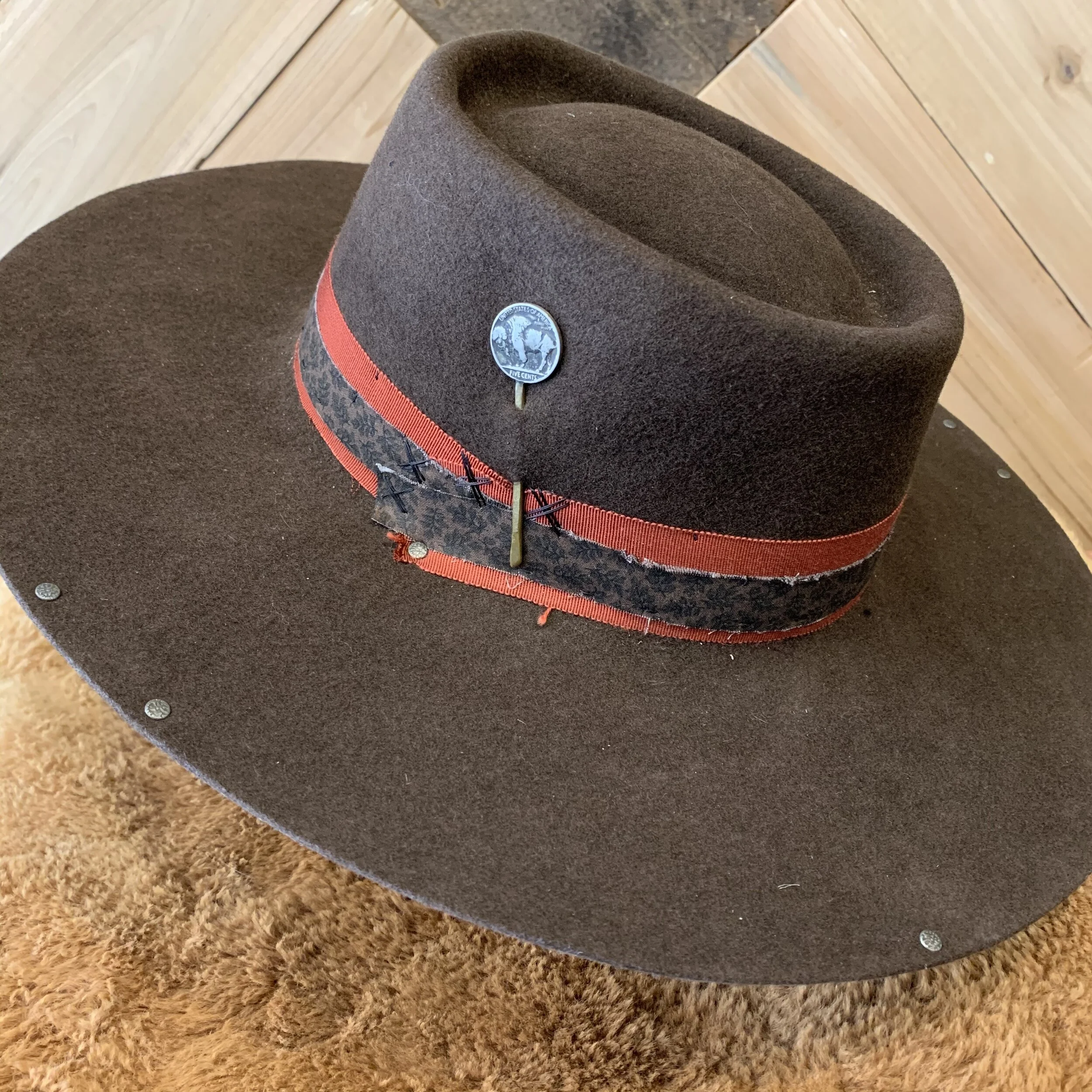 VINTAGE REWORK The Plains Flight of Fancy Designs Bailey hats Hats